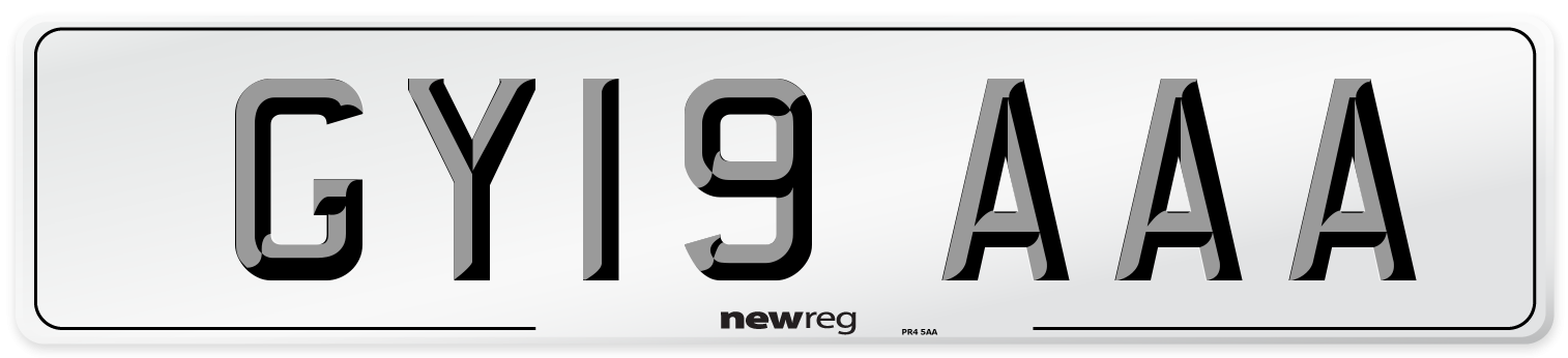 GY19 AAA Number Plate from New Reg